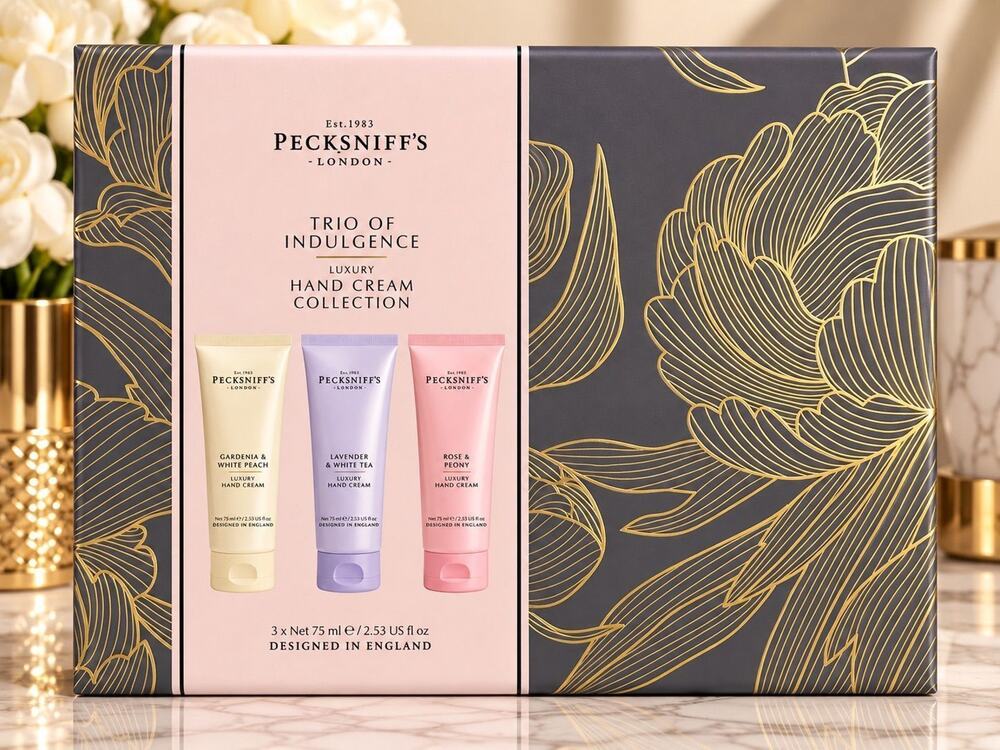 $45 Pecksniff’s London Trio of Indulgence Luxury Hand Cream Collection